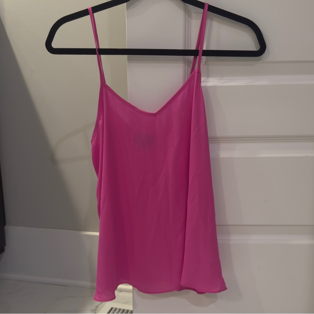 Women’s TOP SHOP Swing Cami Tank Top hot pink size 4